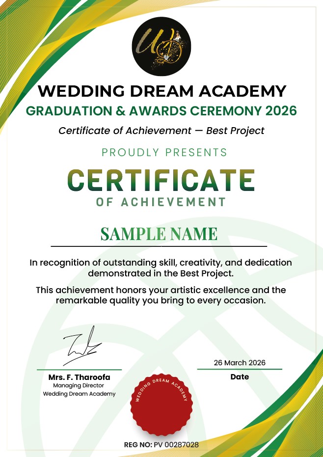 Certificate of Achievement